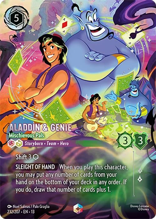 Aladdin & Genie, Mischievous Pals