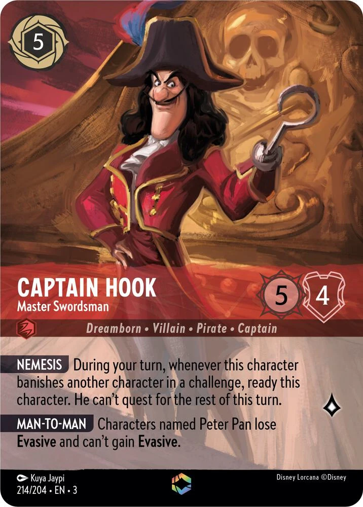Captain Hook, Master Swordsman