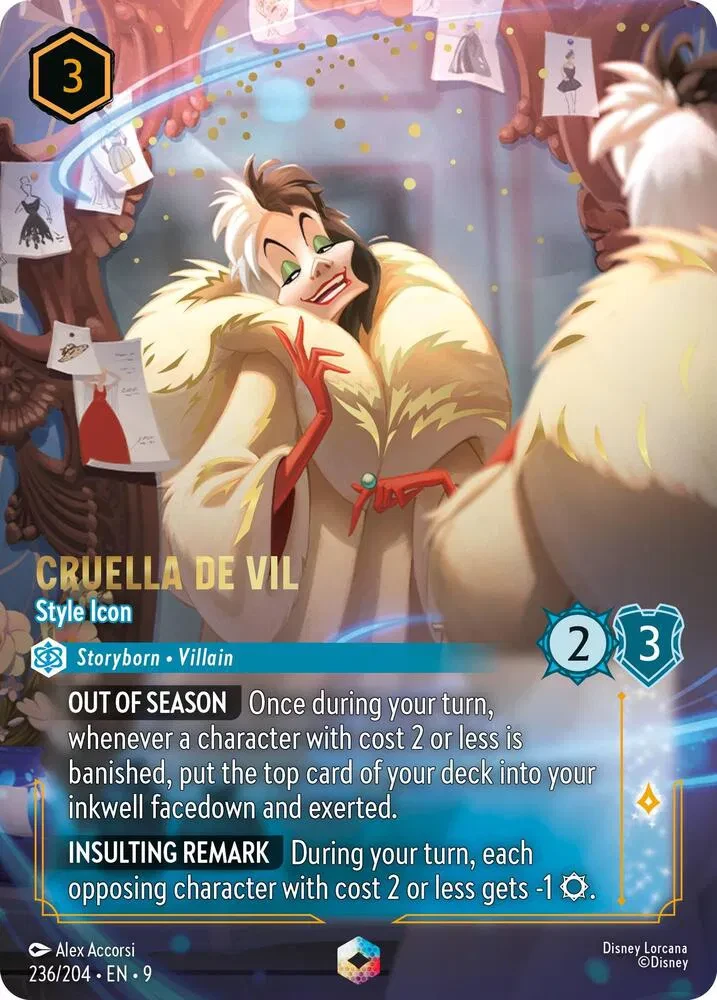 Cruella De Vil, Style Icon