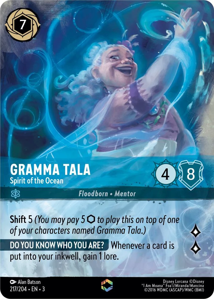Gramma Tala, Spirit of the Ocean