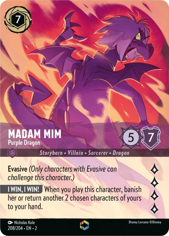Madam Mim, Purple Dragon