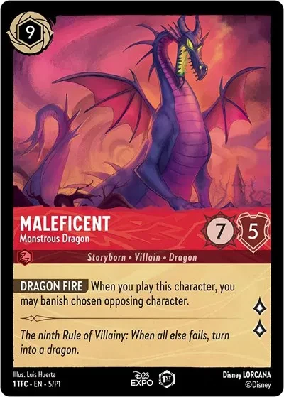 Maleficent, Monstrous Dragon