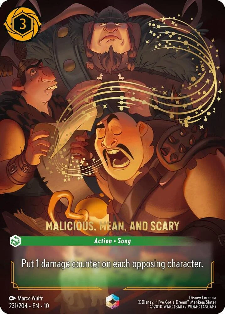 Malicious, Mean, and Scary (song)