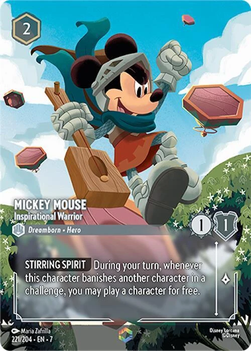 Mickey Mouse, Inspirational Warrior
