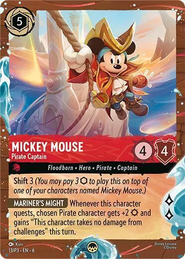 Mickey Mouse, Pirate Captain