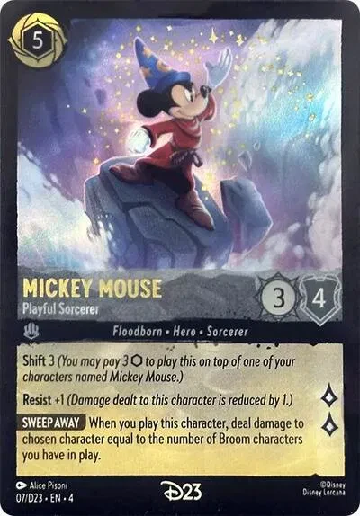 Mickey Mouse, Playful Sorcerer