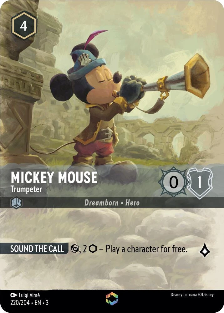Mickey Mouse, Trumpeter