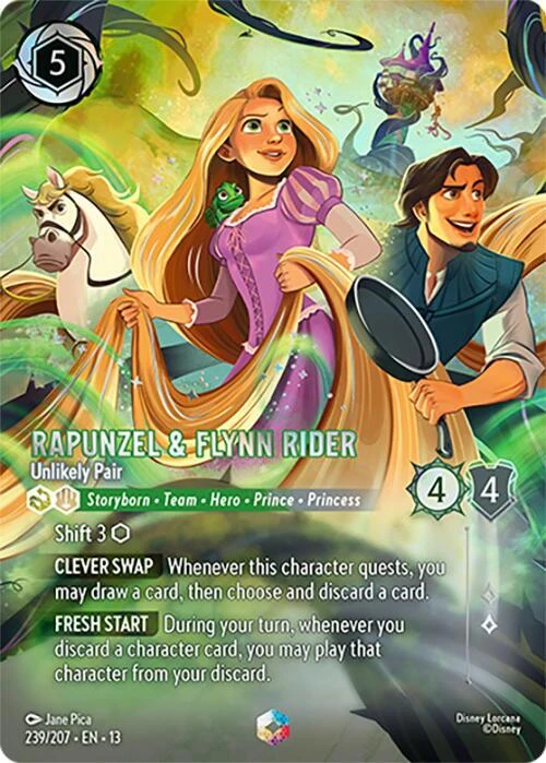 Rapunzel & Flynn Rider, Unlikely Pair