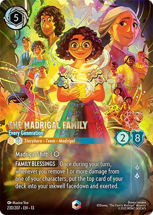 The Madrigal Family, Every Generation