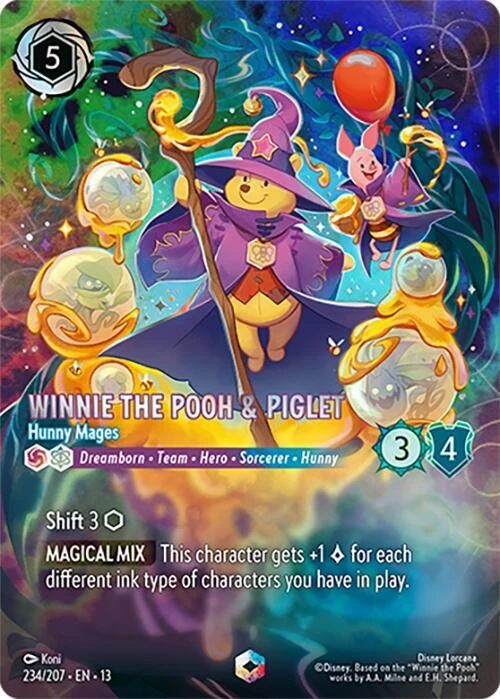 Winnie the Pooh & Piglet, Hunny Mages