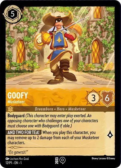 Goofy, Musketeer