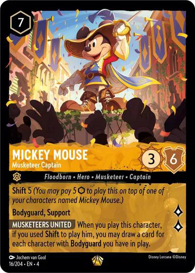 Mickey Mouse, Musketeer Captain