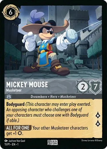 Mickey Mouse, Musketeer