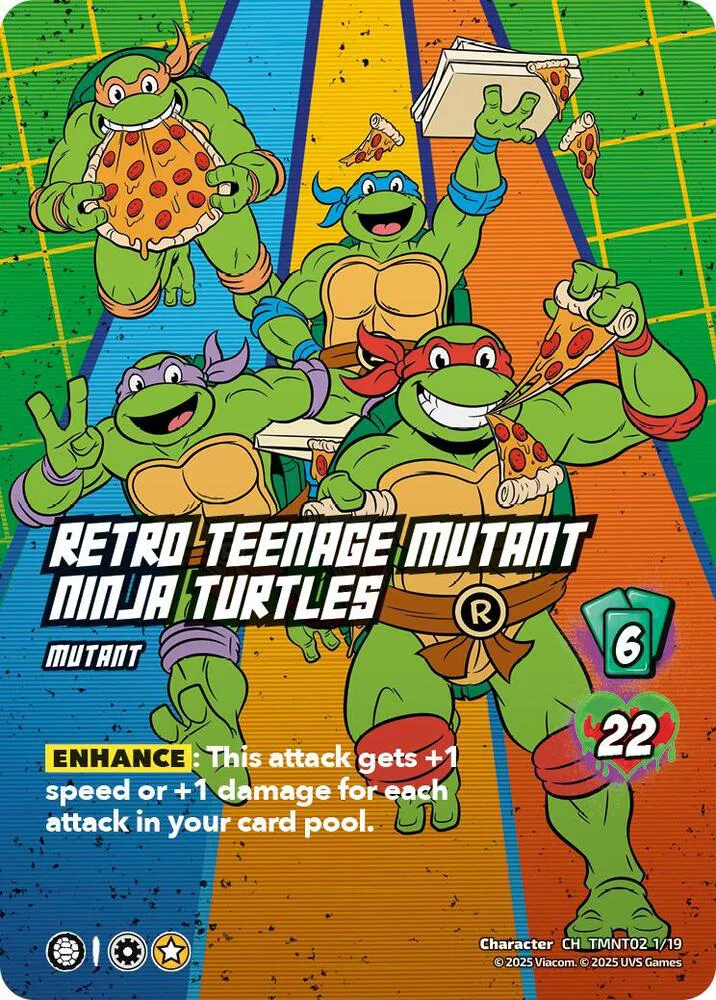 Retro Teenage Mutant Ninja Turtles